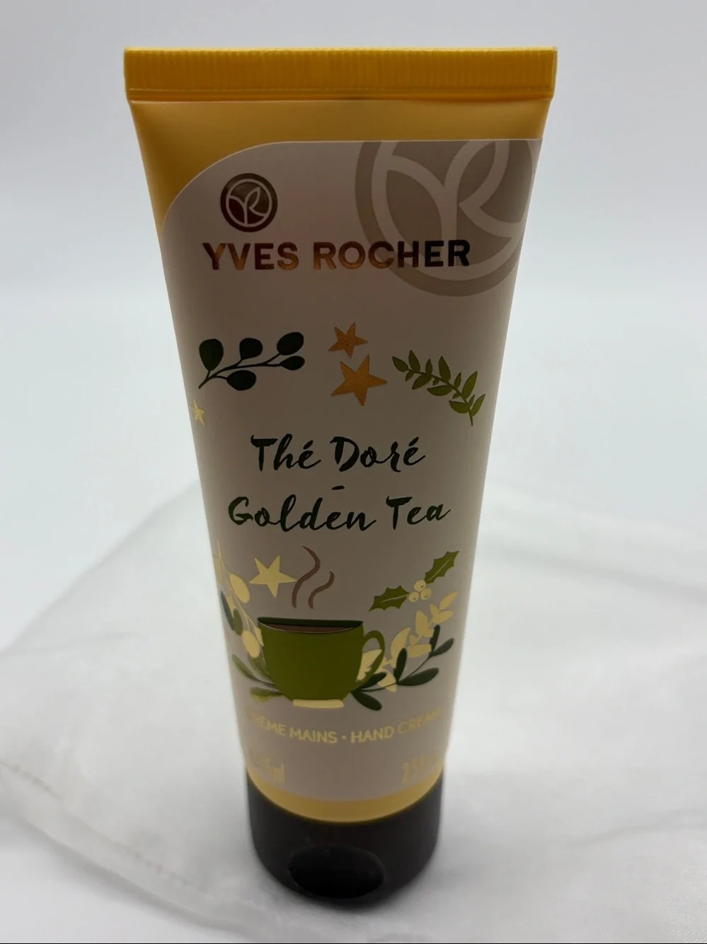 New Yves Rocher Thé Doré Golden Tea Hand Soap, Hand Cream, & Bath/Shower Gel Set
